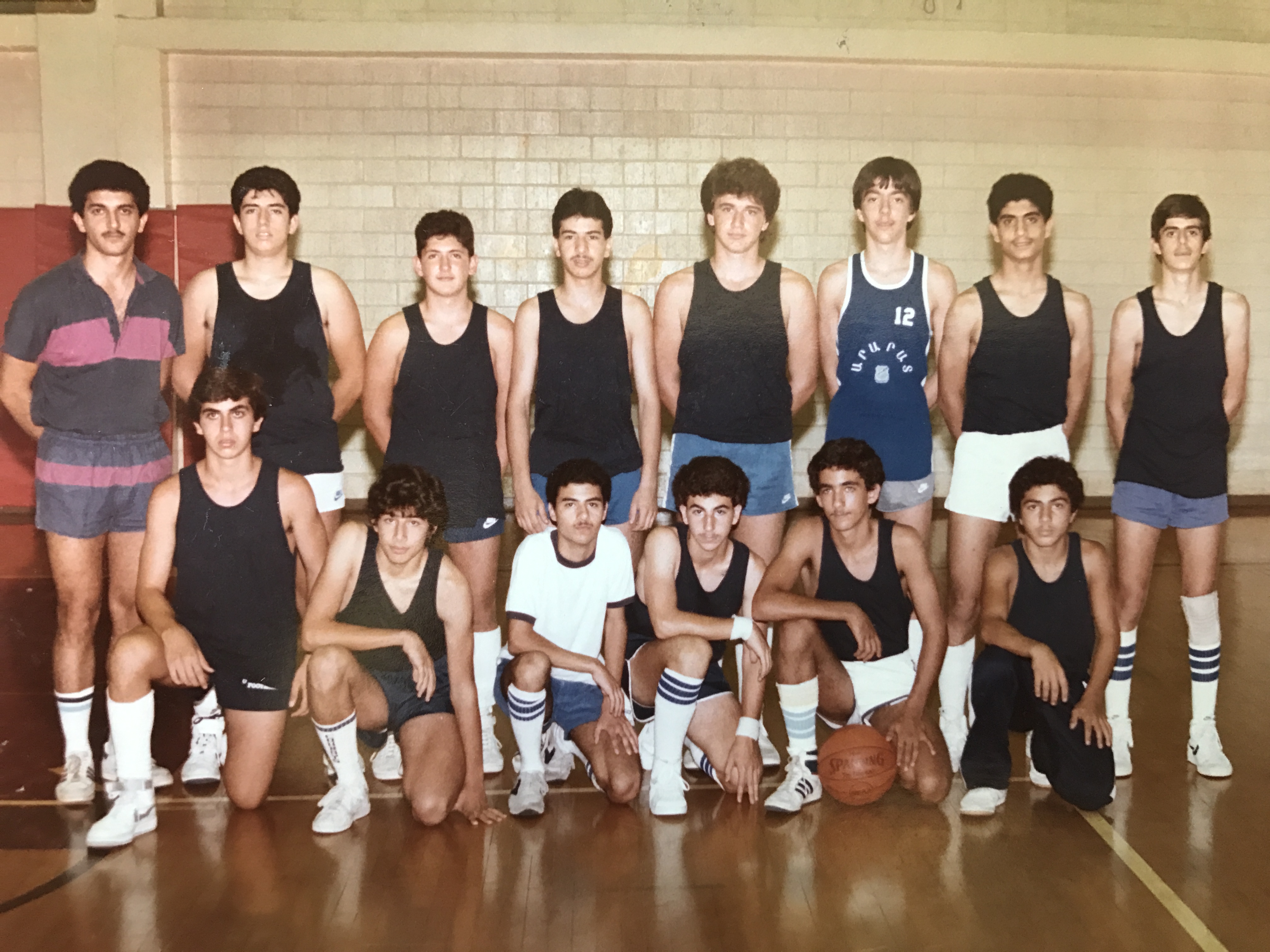 Basketball Boys team 1980