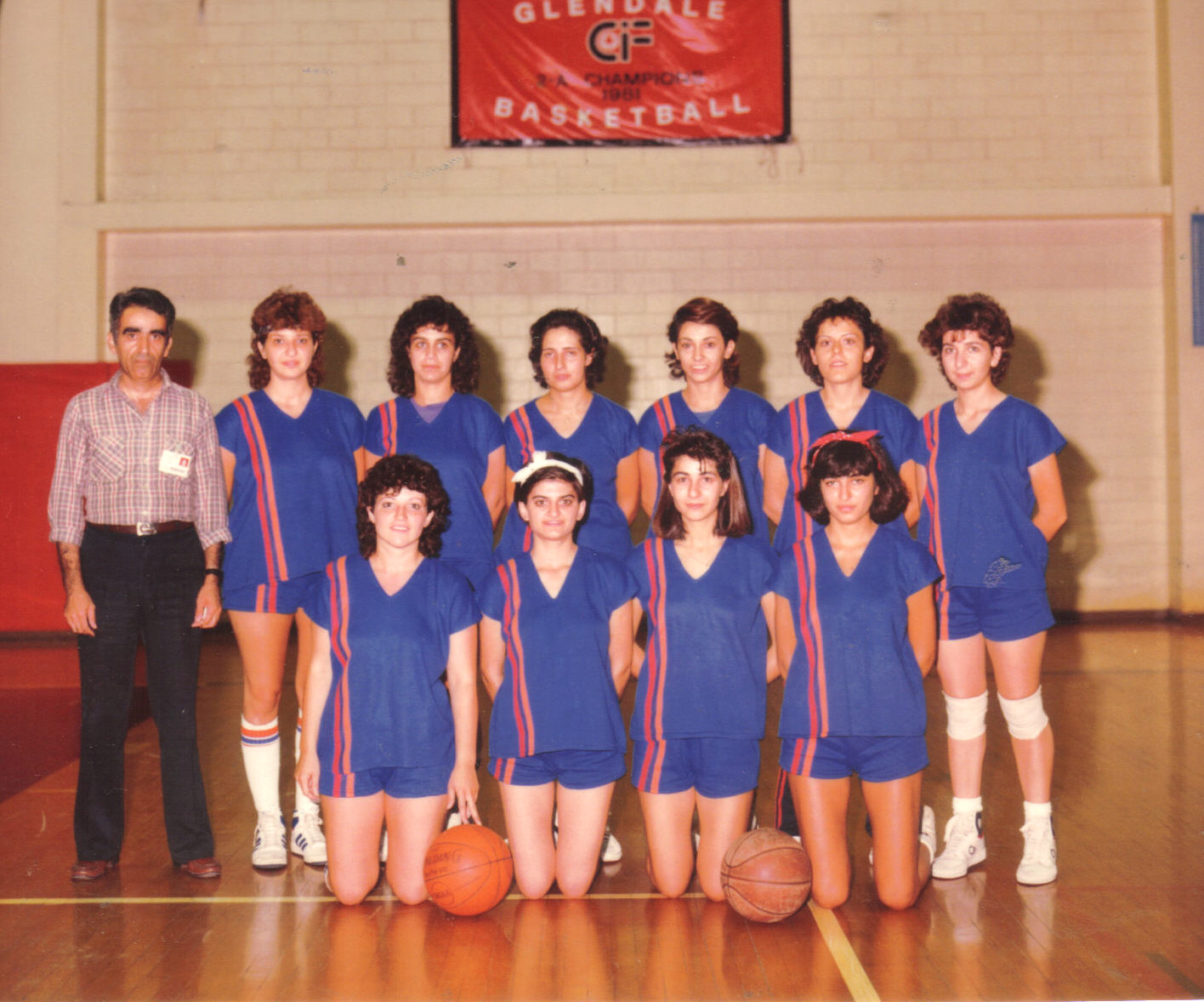 Basketball Girls team 1984 – Navsartian